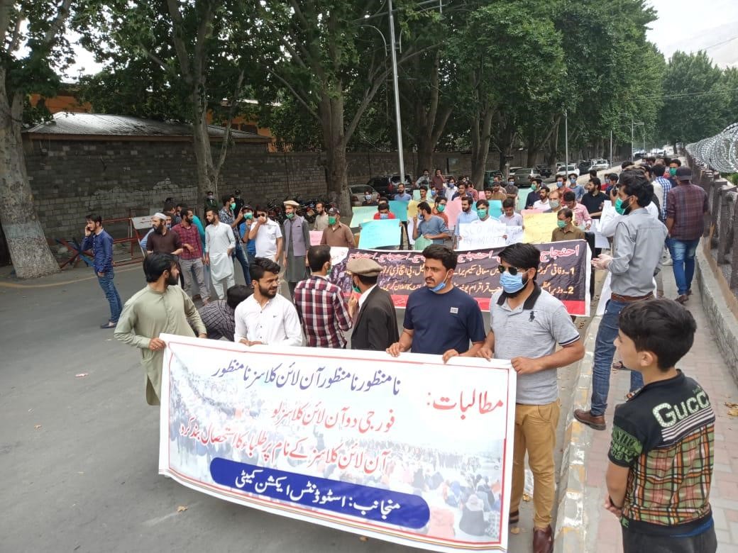 Protest in Gilgit