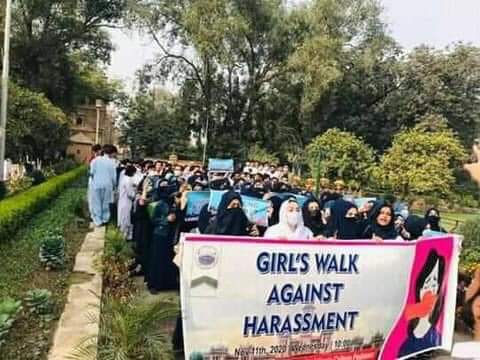 Protest Against Harrasment in Islamia College University Peshawar
